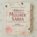 Bíblia de Estudo da Mulher Sábia  | Com Harpa Avivada + Abas | Letras Jumbo